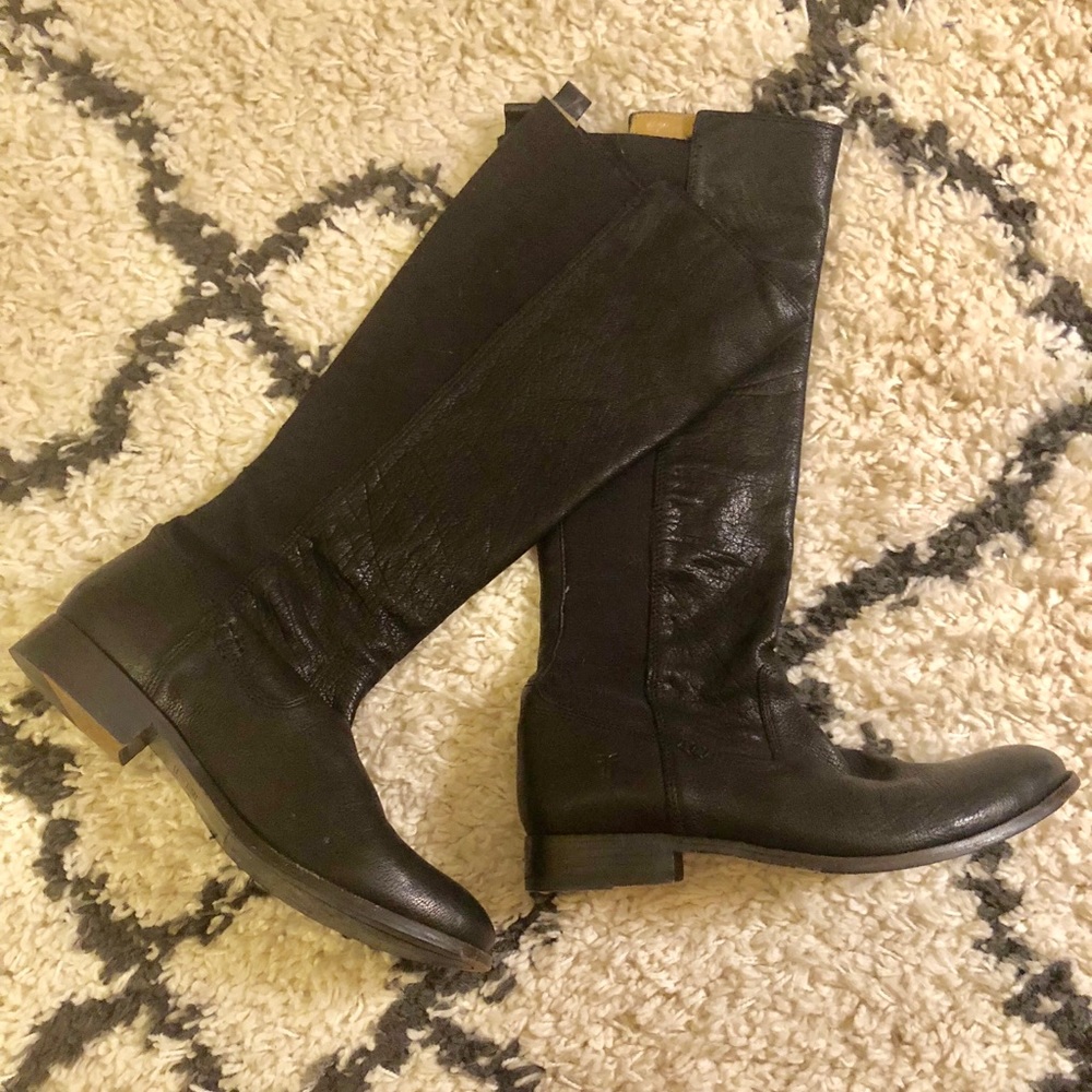 Frye Black Riding Boots